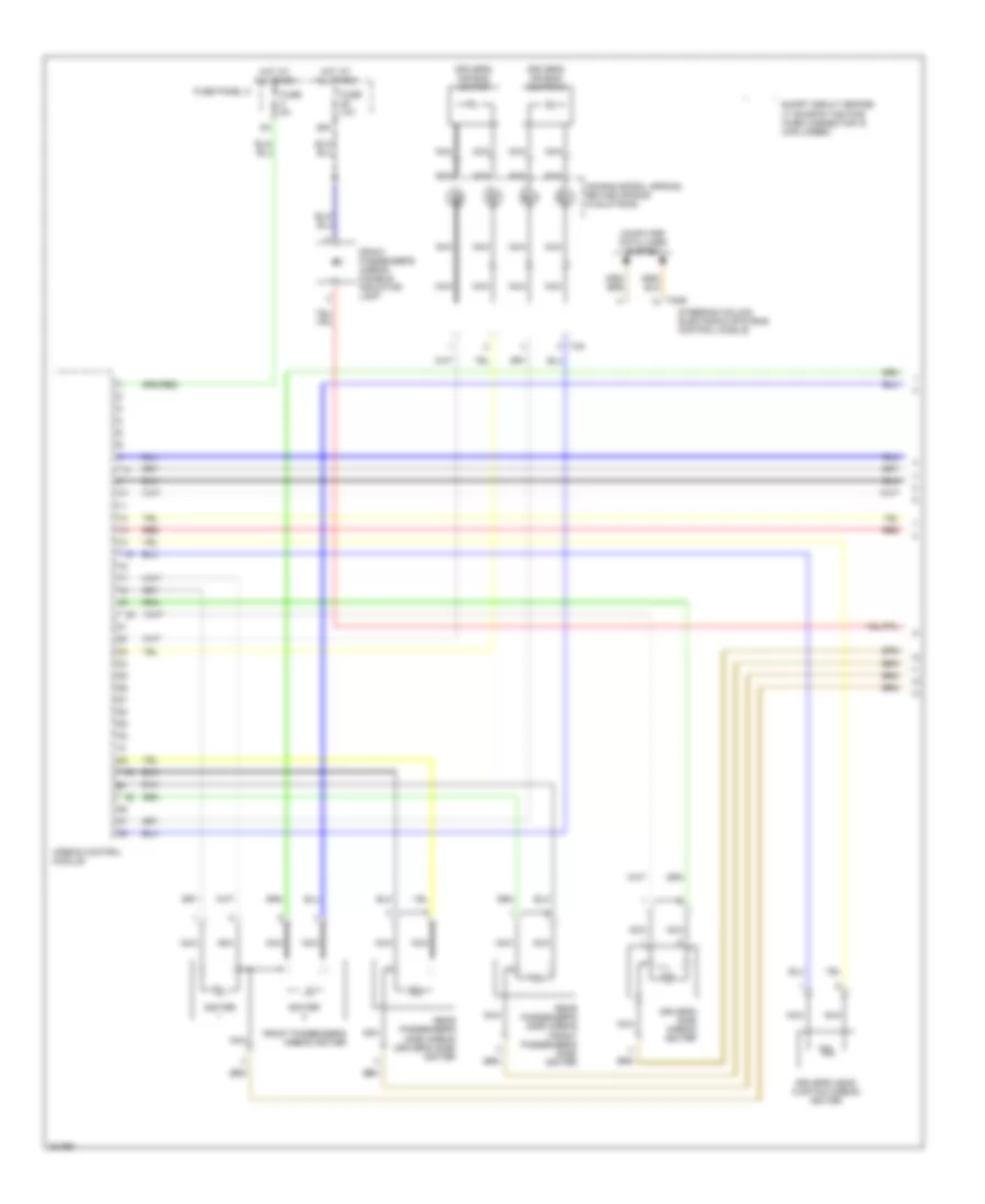 Supplemental Restraints Wiring Diagram 1 of 3 for Audi A3 2006