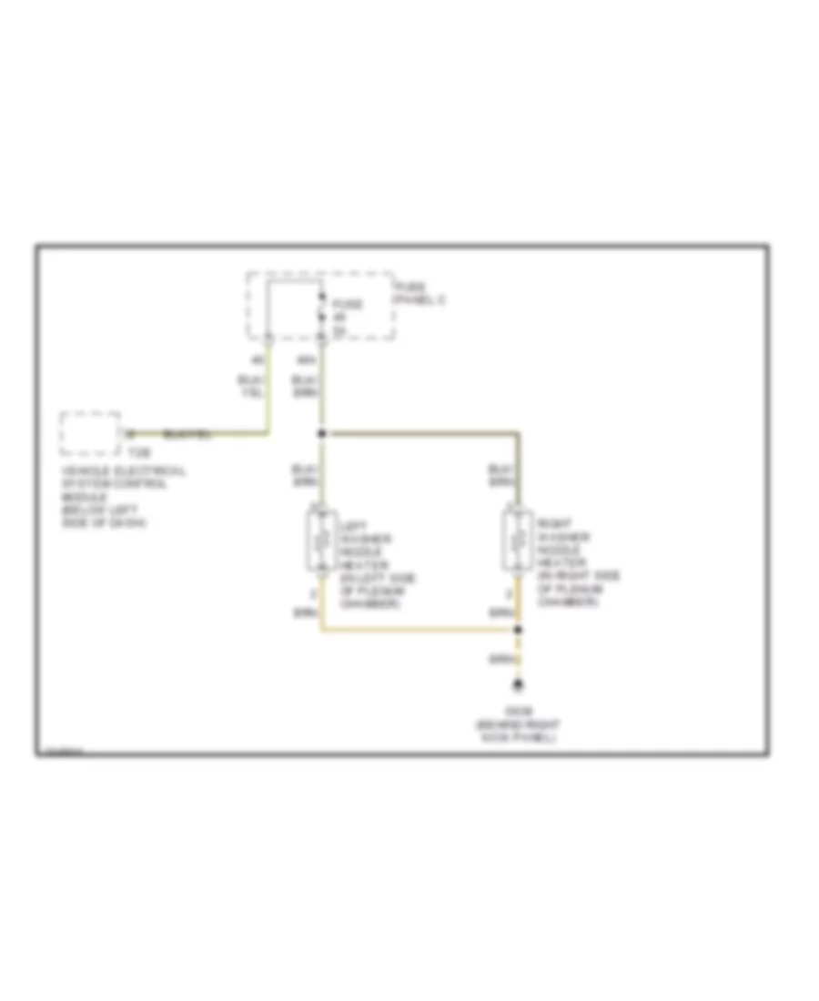 Электросхема быстрого подогрева для Audi A3 2006