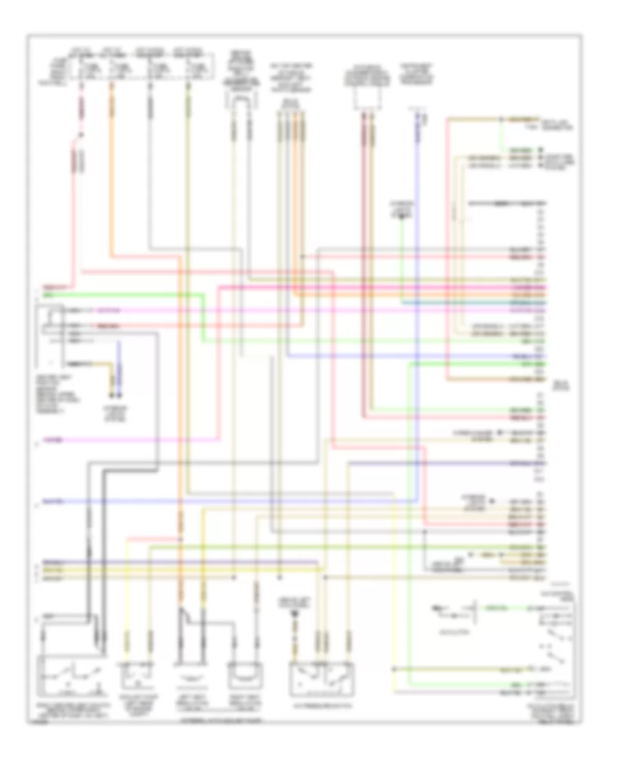 Automatic A C Wiring Diagram 3 of 3 for Audi A8 L Quattro 2000