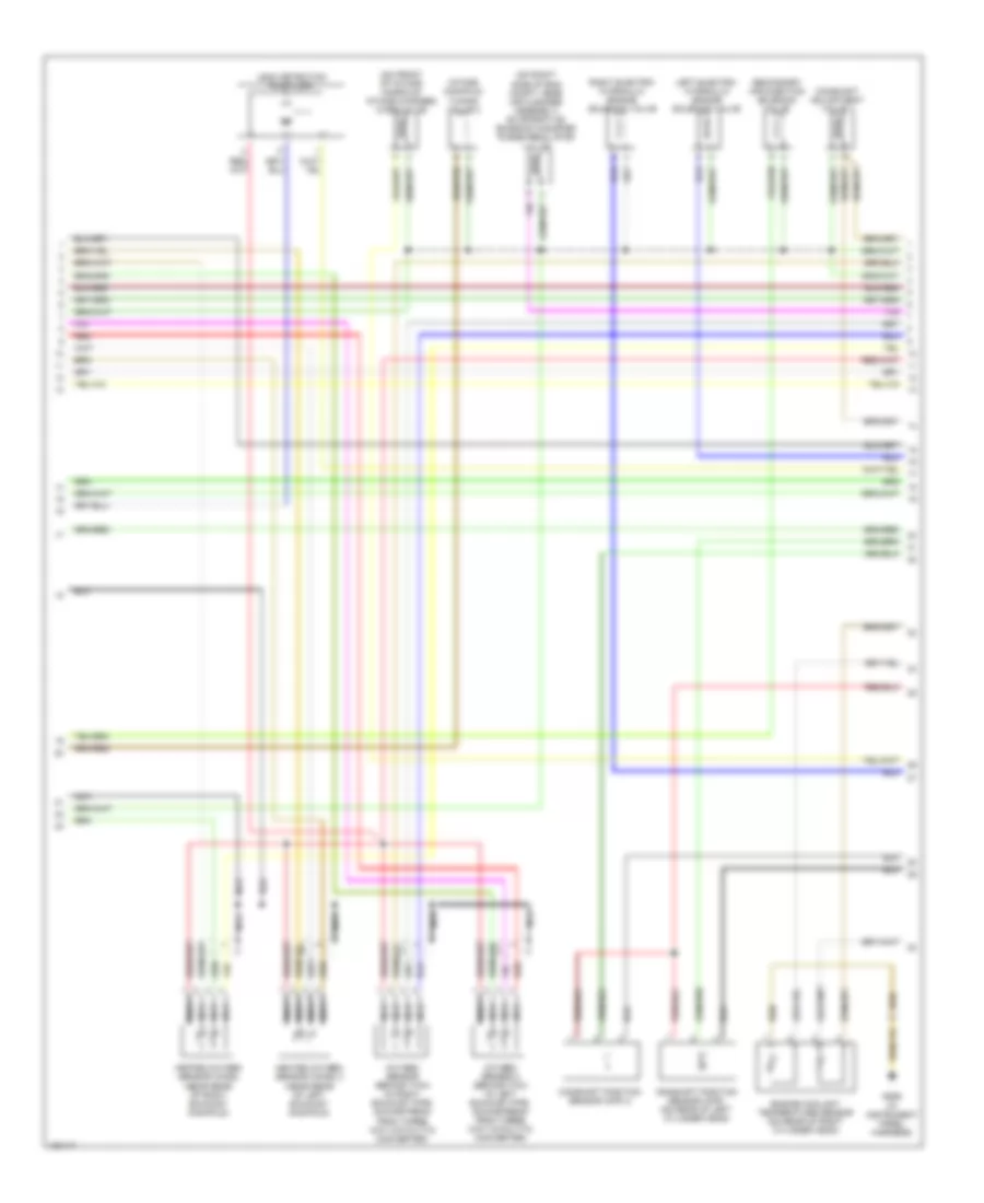 4.2L, Engine Performance Wiring Diagram (2 of 4) for Audi A8 L Quattro 2000