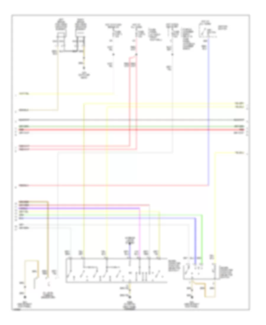 Instrument Cluster Wiring Diagram (2 of 3) for Audi A8 L Quattro 2000