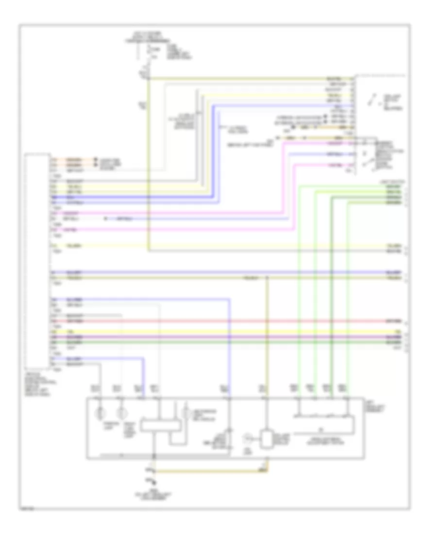 Headlights Wiring Diagram, with Bi-Xenon without Cornering Headlights (1 of 2) for Audi A3 2.0 TDI 2012