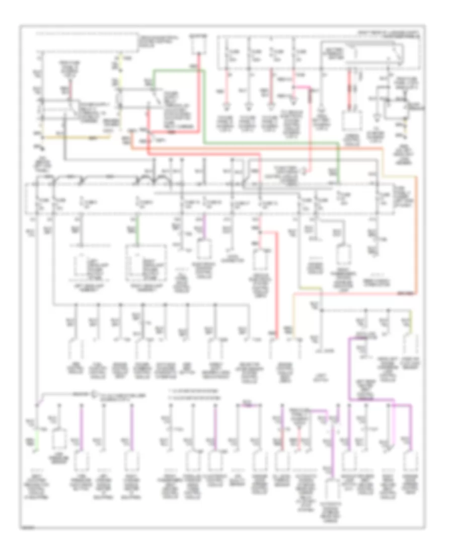 2 0L Turbo Power Distribution Wiring Diagram 1 of 4 for Audi A3 2 0 TDI 2012