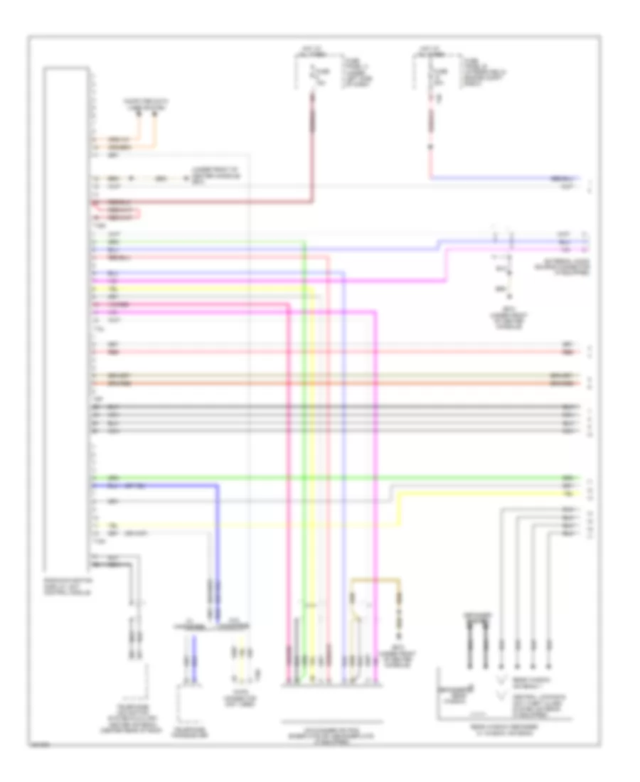 Radio Wiring Diagram without RNS E with Amplifier 1 of 2 for Audi A3 2 0 TDI 2012