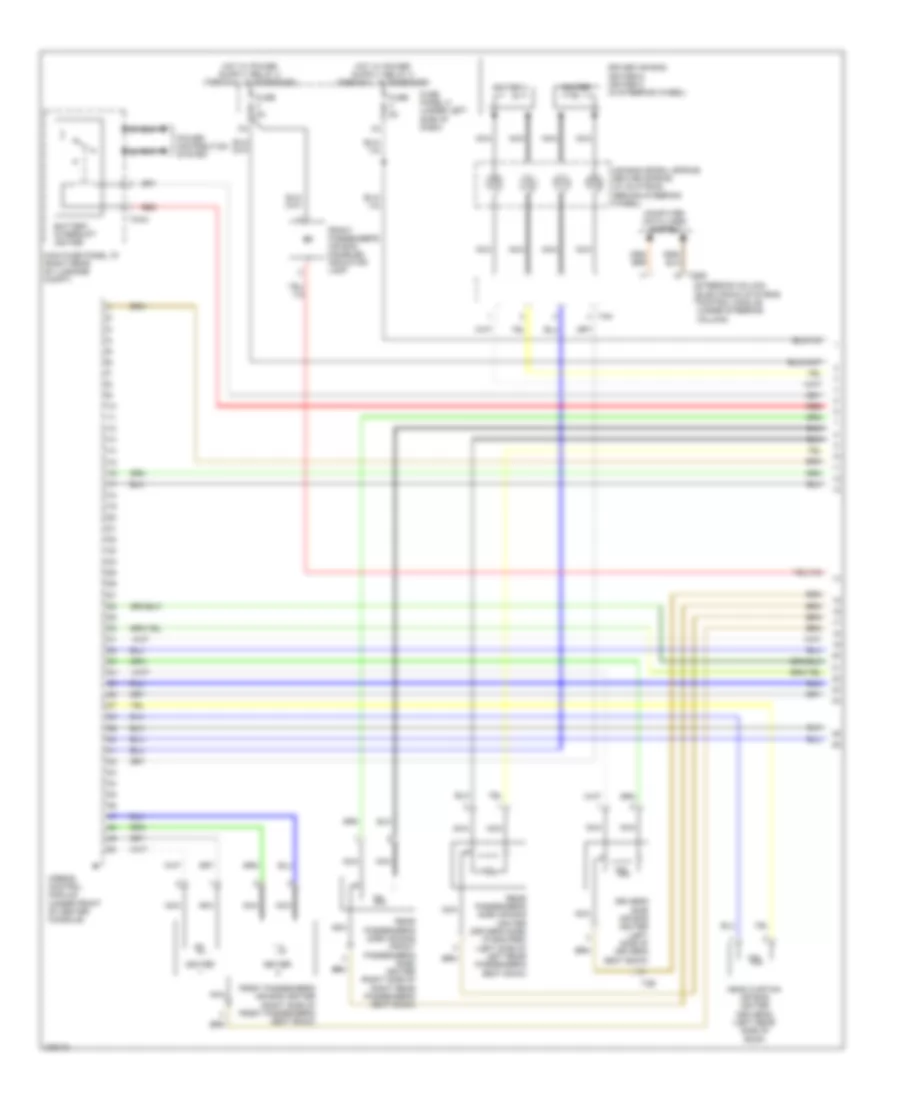 Supplemental Restraints Wiring Diagram 1 of 3 for Audi A3 2 0 TDI 2012