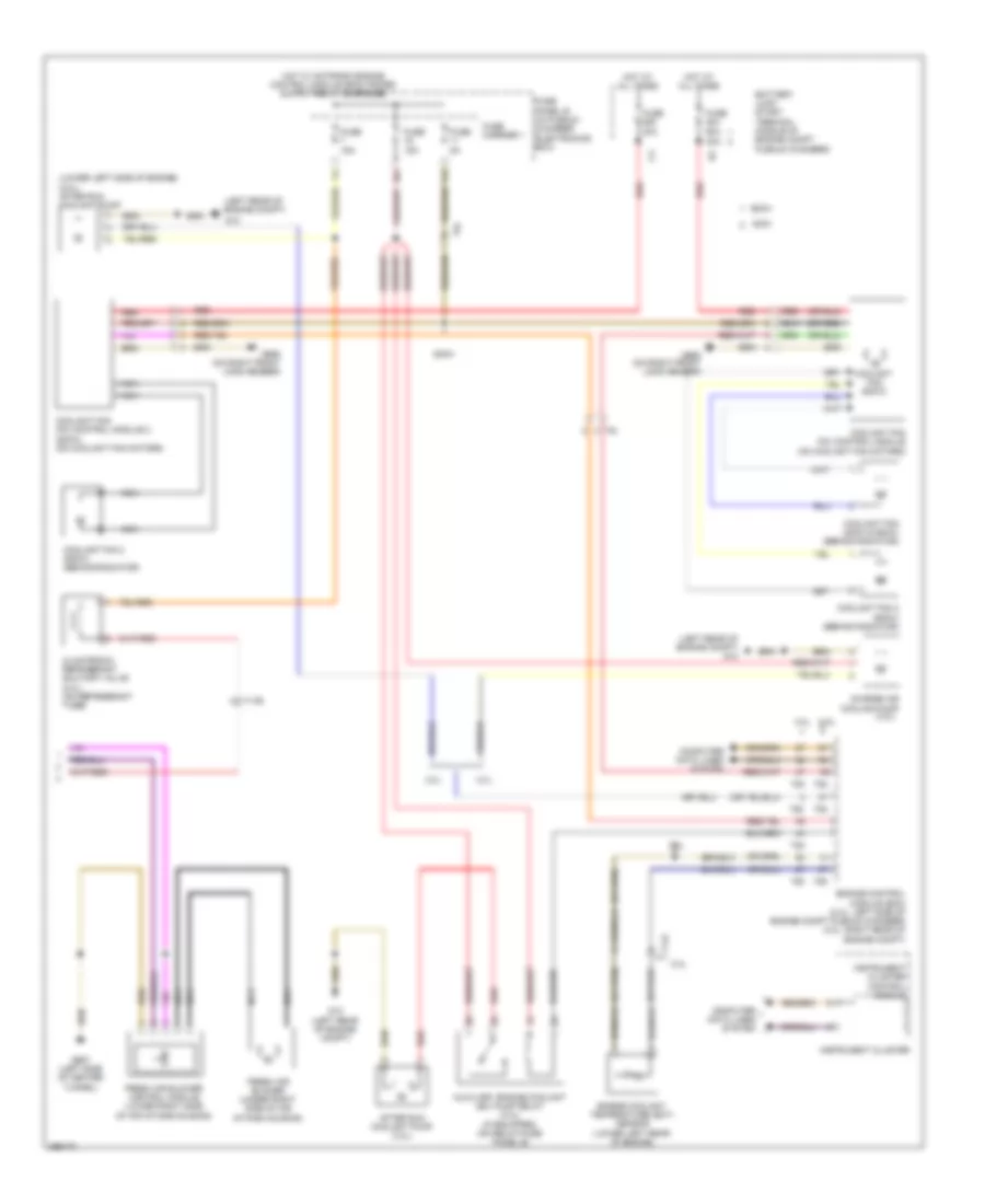Automatic AC Wiring Diagram, Basic (2 of 2) for Audi S4 Premium Plus 2013