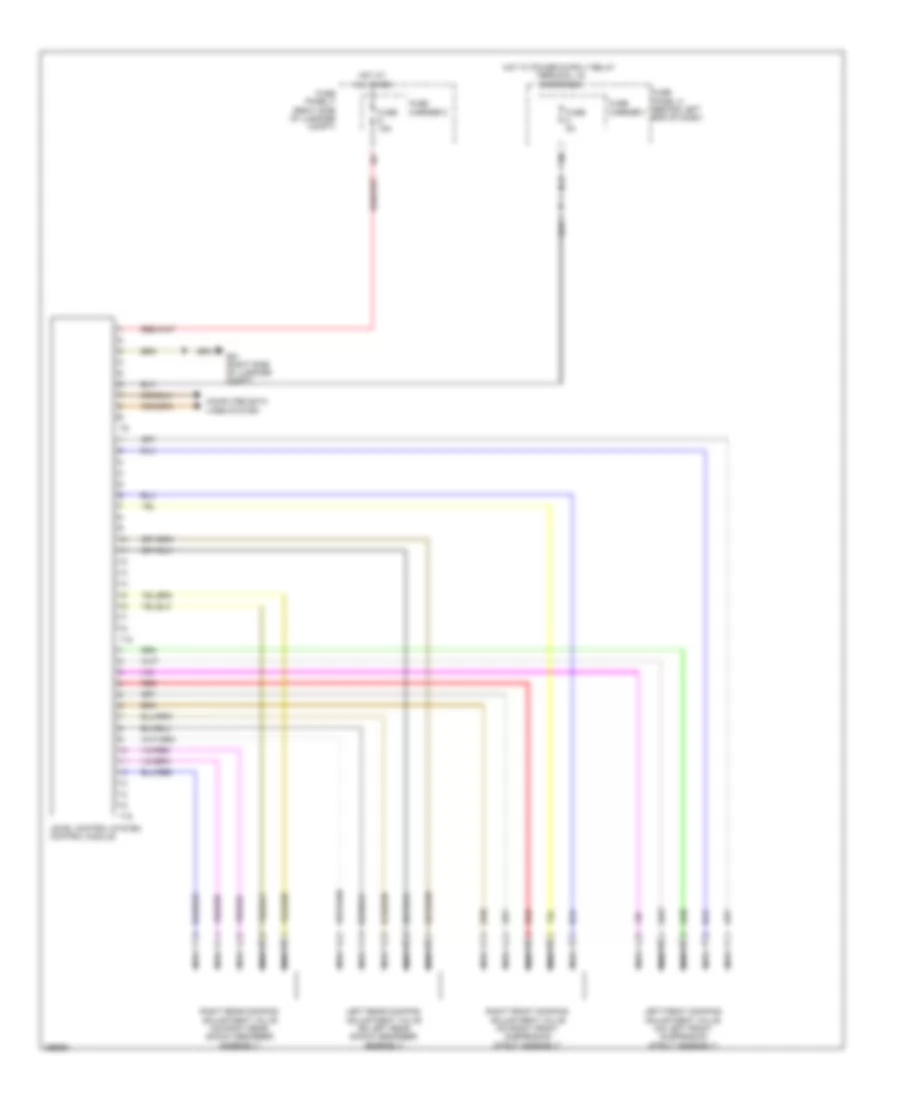 Electronic Suspension Wiring Diagram for Audi S4 Premium Plus 2013