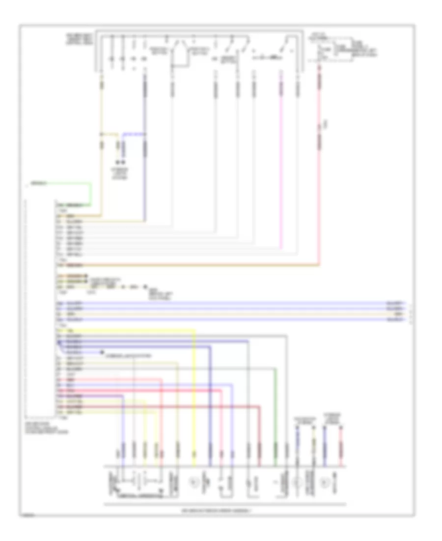 Memory Systems Wiring Diagram 2 of 3 for Audi S4 Premium Plus 2013