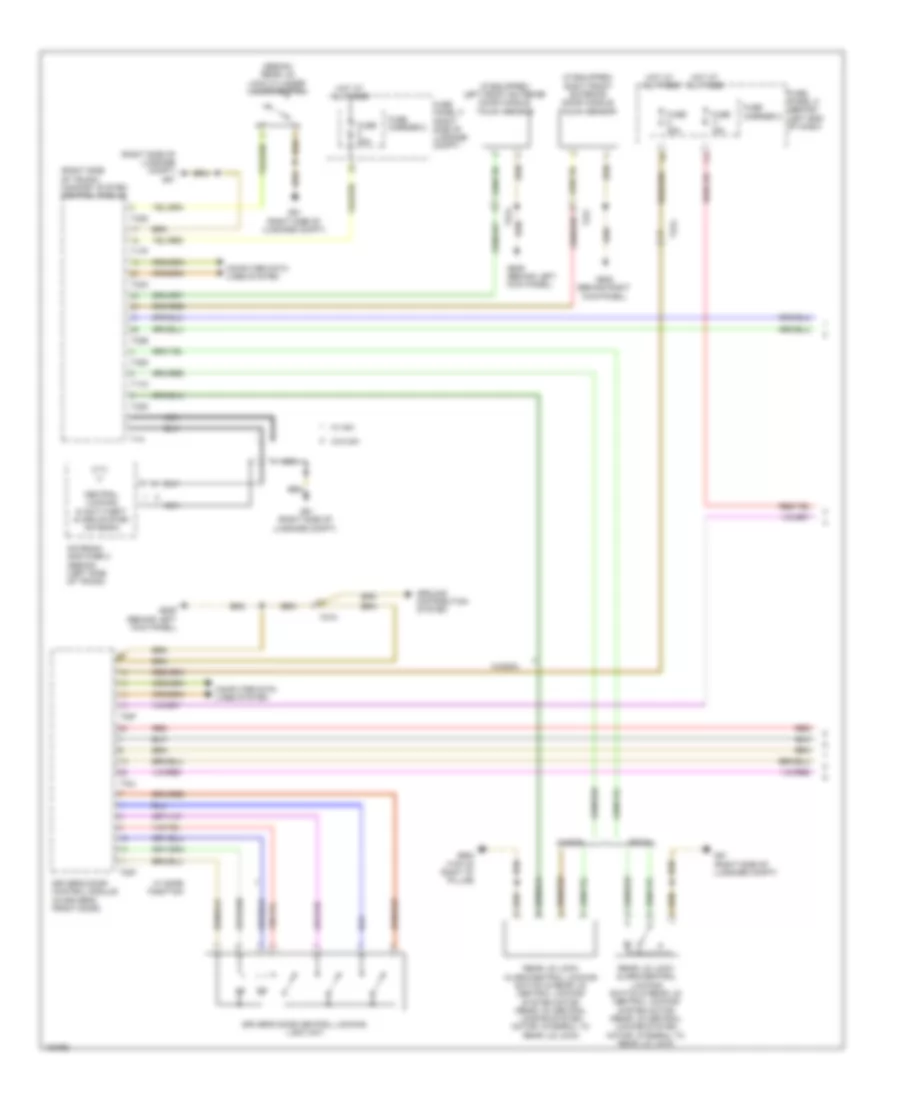 Power Door Locks Wiring Diagram 1 of 3 for Audi S4 Premium Plus 2013