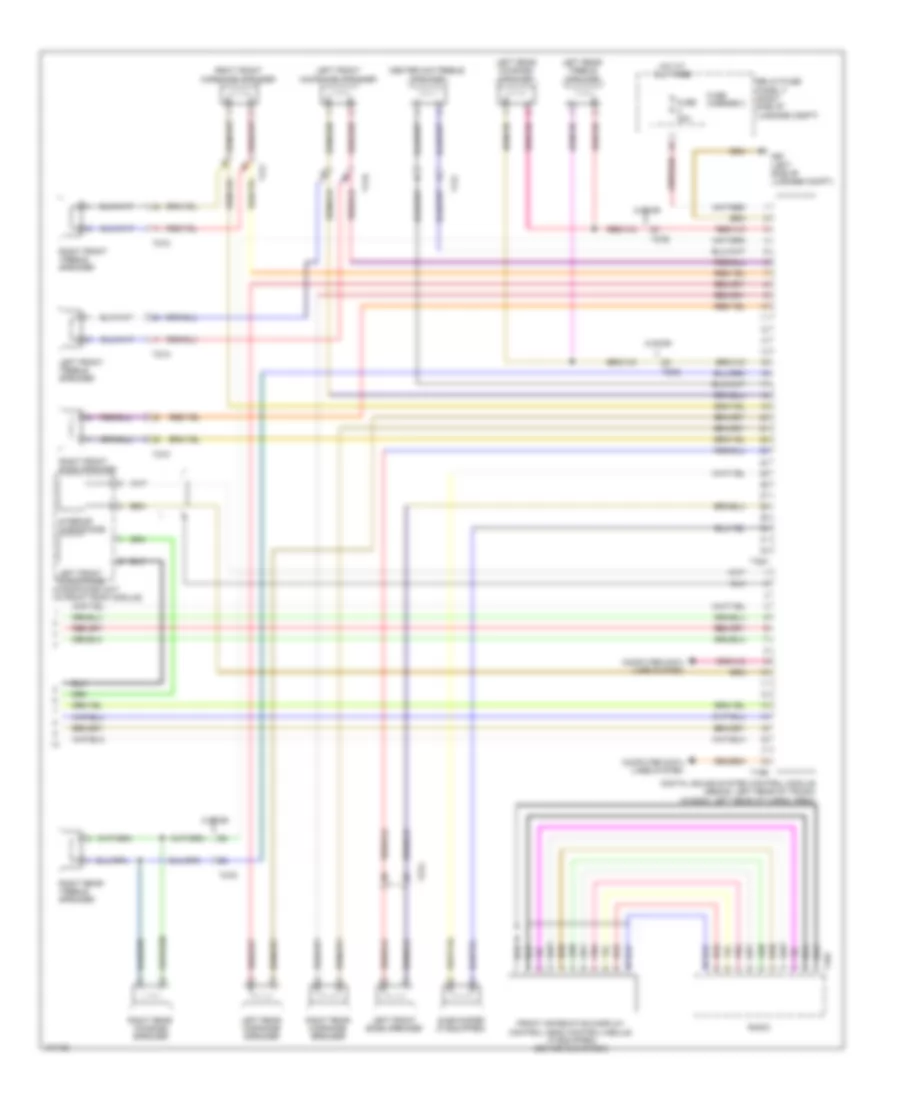 Radio Wiring Diagram, Premium Infotainment (2 of 2) for Audi S4 Premium Plus 2013