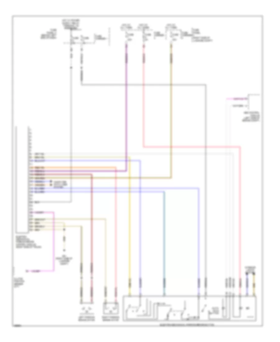 Park Brake Release Wiring Diagram for Audi S4 Premium Plus 2013