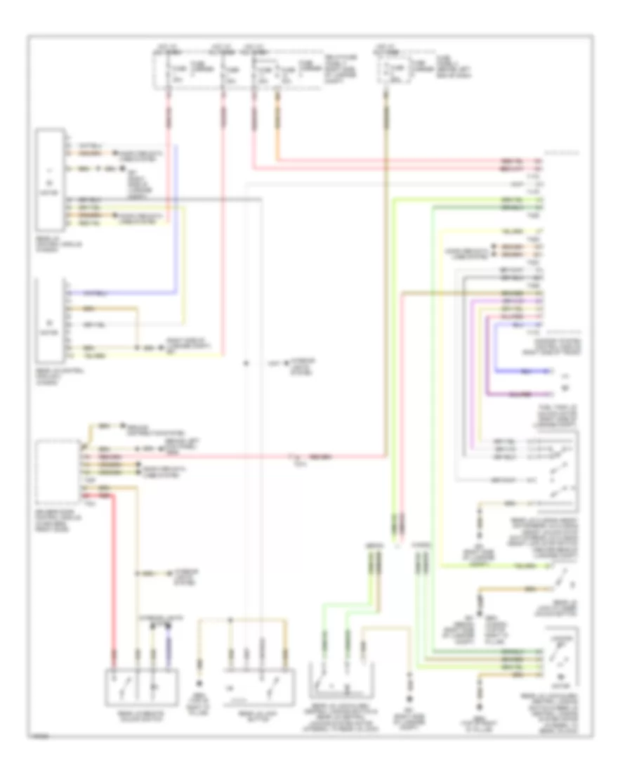 Trunk  Fuel Door Release Wiring Diagram for Audi S4 Premium Plus 2013