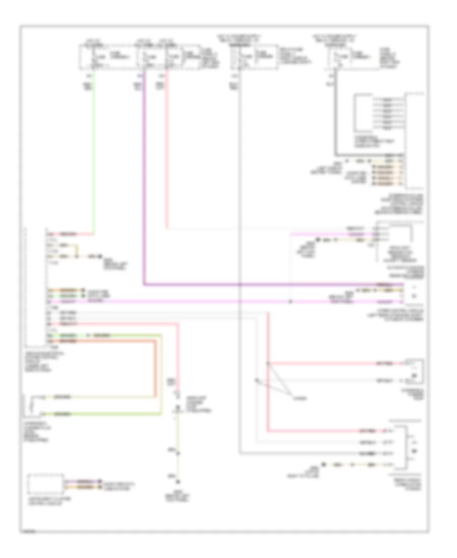 WiperWasher Wiring Diagram for Audi S4 Premium Plus 2013