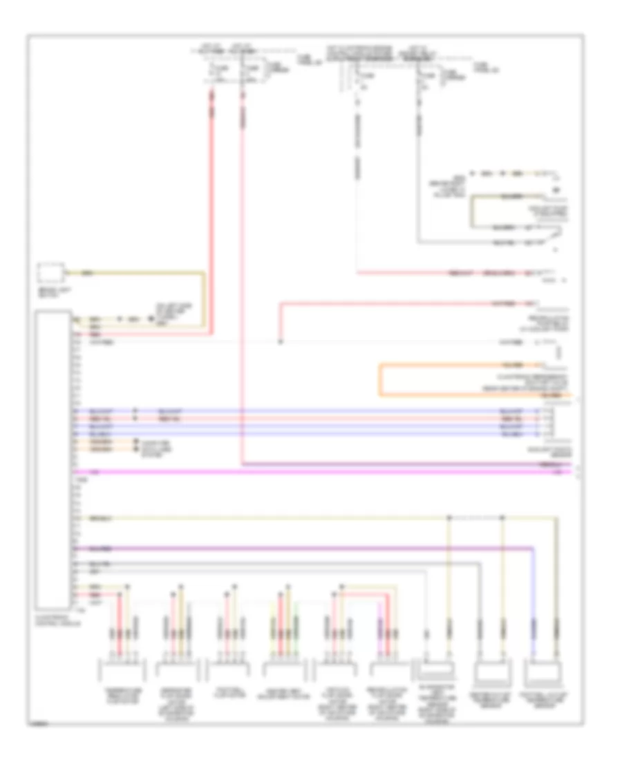 Automatic AC Wiring Diagram, Basic (1 of 2) for Audi Q5 Quattro 2009
