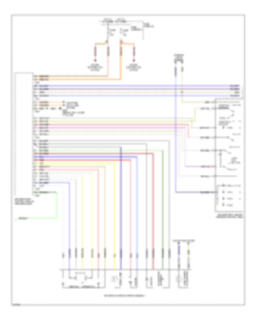 Memory Systems Wiring Diagram 2 of 3 for Audi Q5 Quattro 2009
