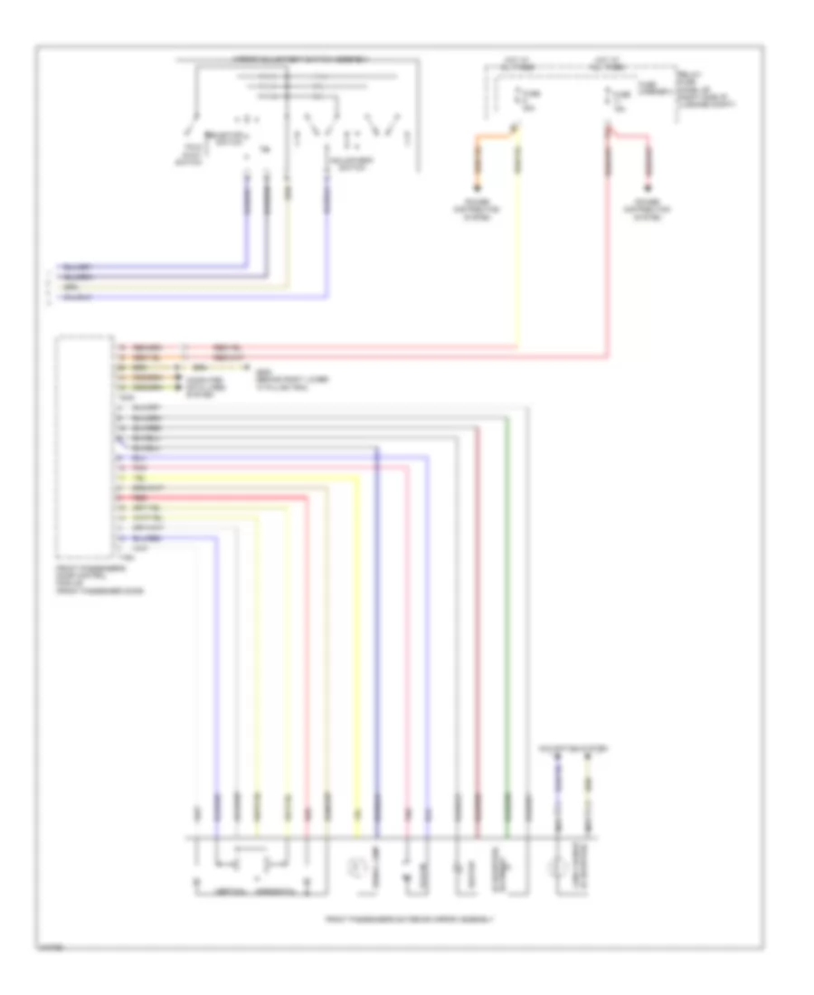 Memory Systems Wiring Diagram 3 of 3 for Audi Q5 Quattro 2009
