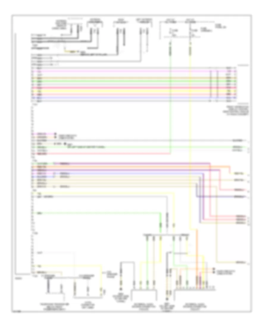 Radio Wiring Diagram, Basic Infotainment (1 of 2) for Audi Q5 Quattro 2009