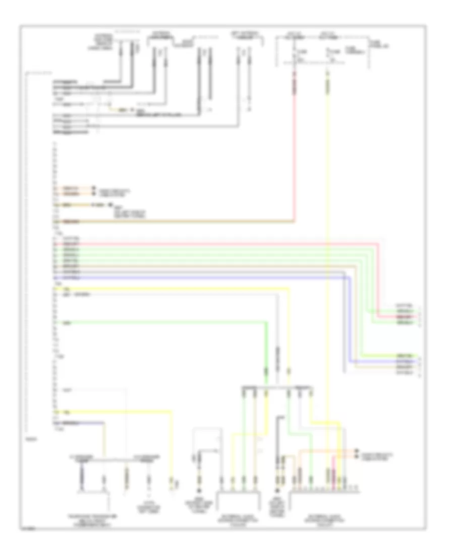 Radio Wiring Diagram, Premium Infotainment (1 of 2) for Audi Q5 Quattro 2009