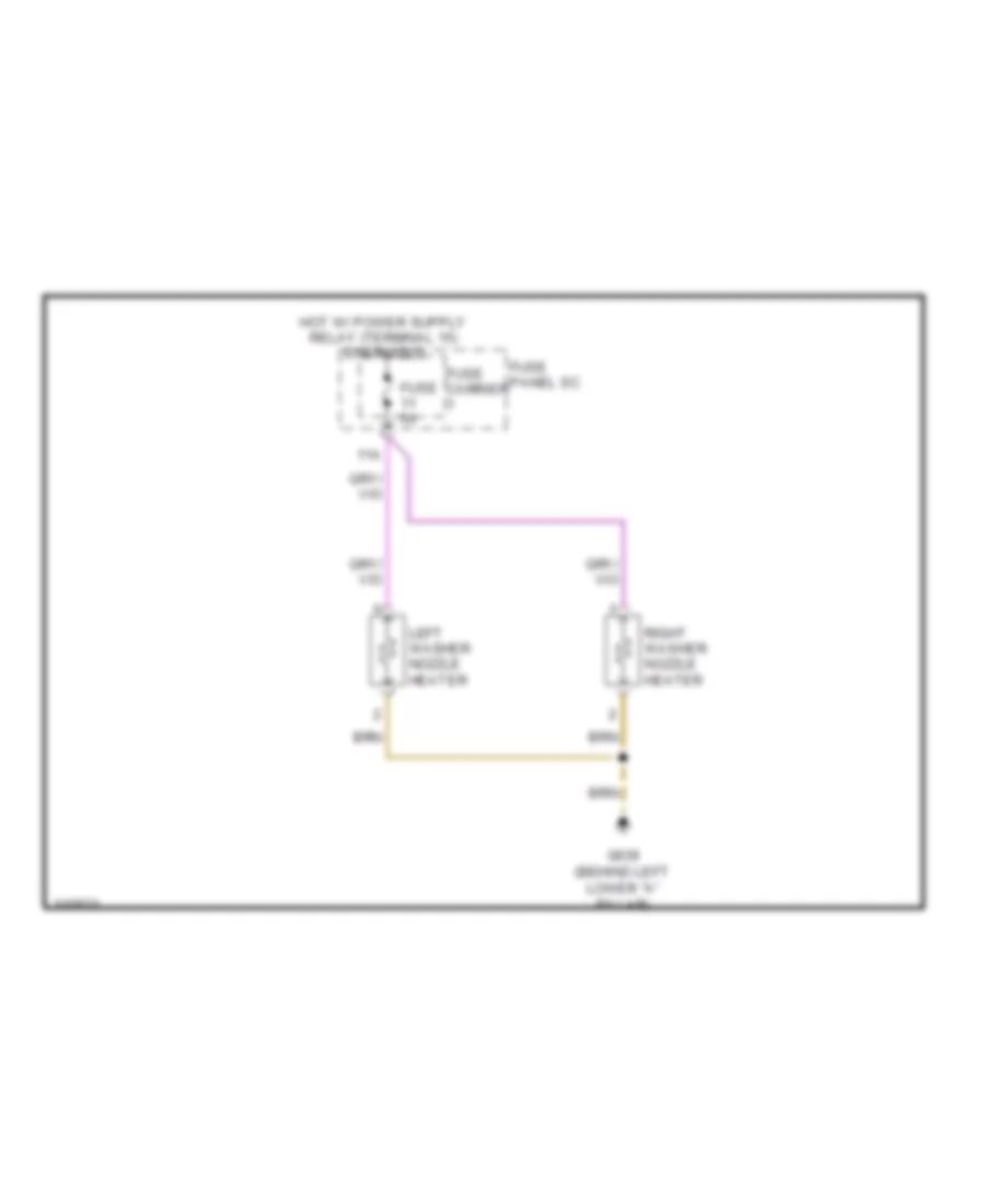 Электросхема быстрого подогрева для Audi Q5 Quattro 2009