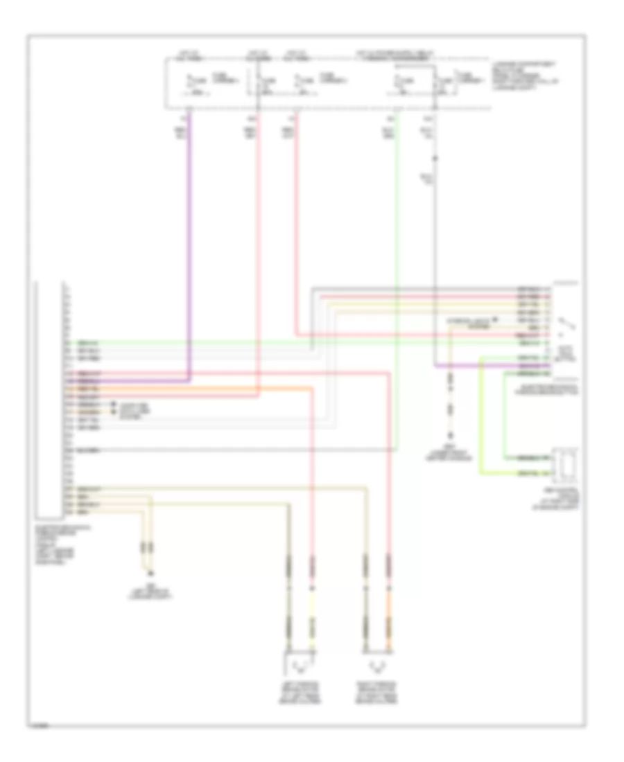 Park Brake Release Wiring Diagram for Audi S8 2014