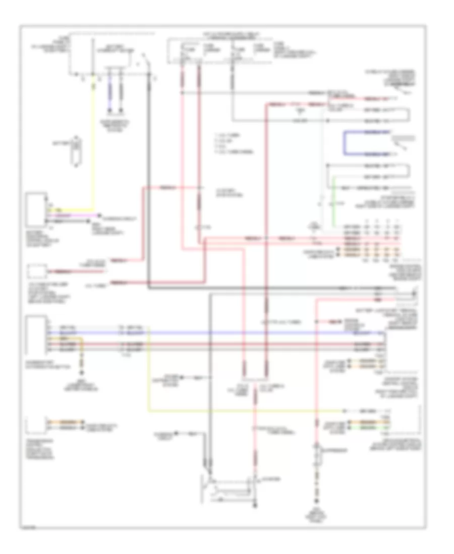 Starting Wiring Diagram for Audi S8 2014
