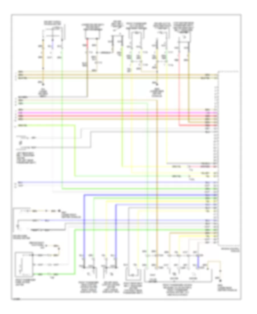 Supplemental Restraints Wiring Diagram (3 of 3) for Audi S8 2014