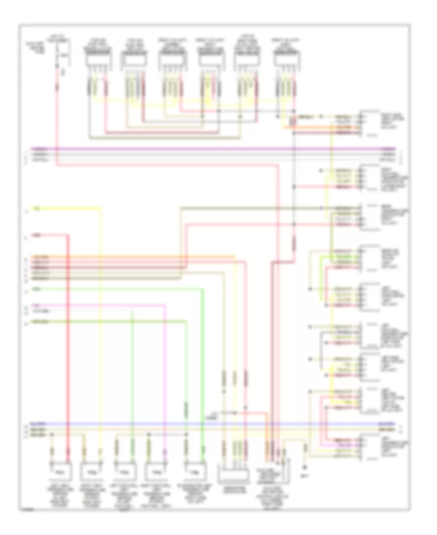 Automatic AC Wiring Diagram (2 of 4) for Audi S8 2014