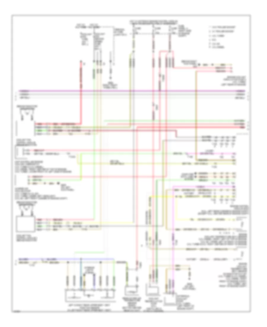 Automatic AC Wiring Diagram (3 of 4) for Audi S8 2014