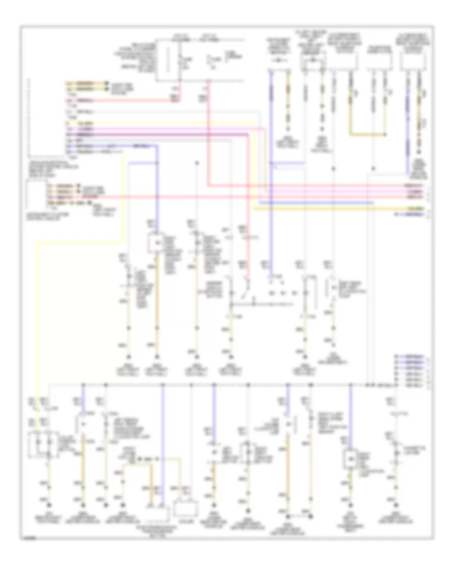 Instrument Illumination Wiring Diagram (1 of 4) for Audi S8 2014