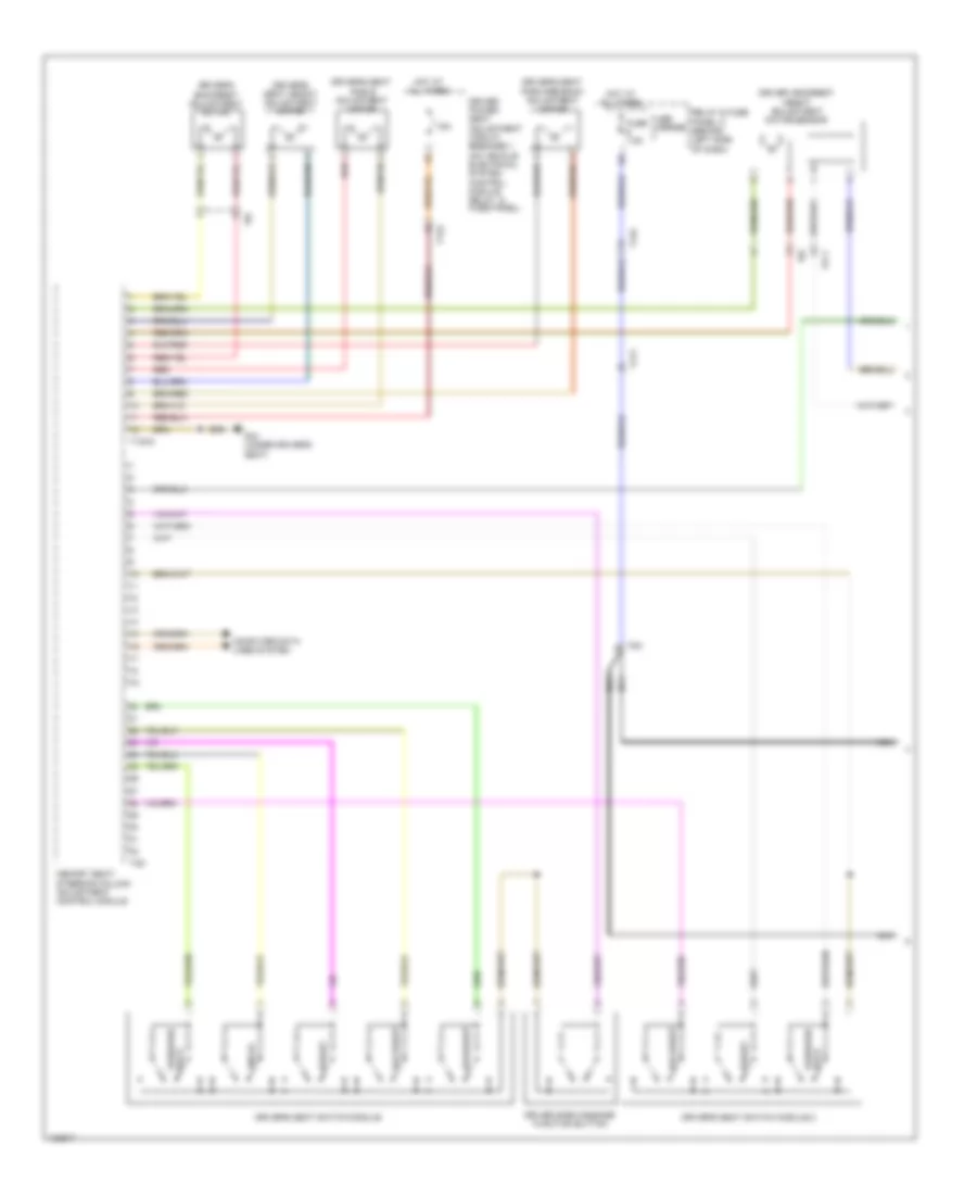 Driver s Memory Seat Wiring Diagram 1 of 2 for Audi S8 2014