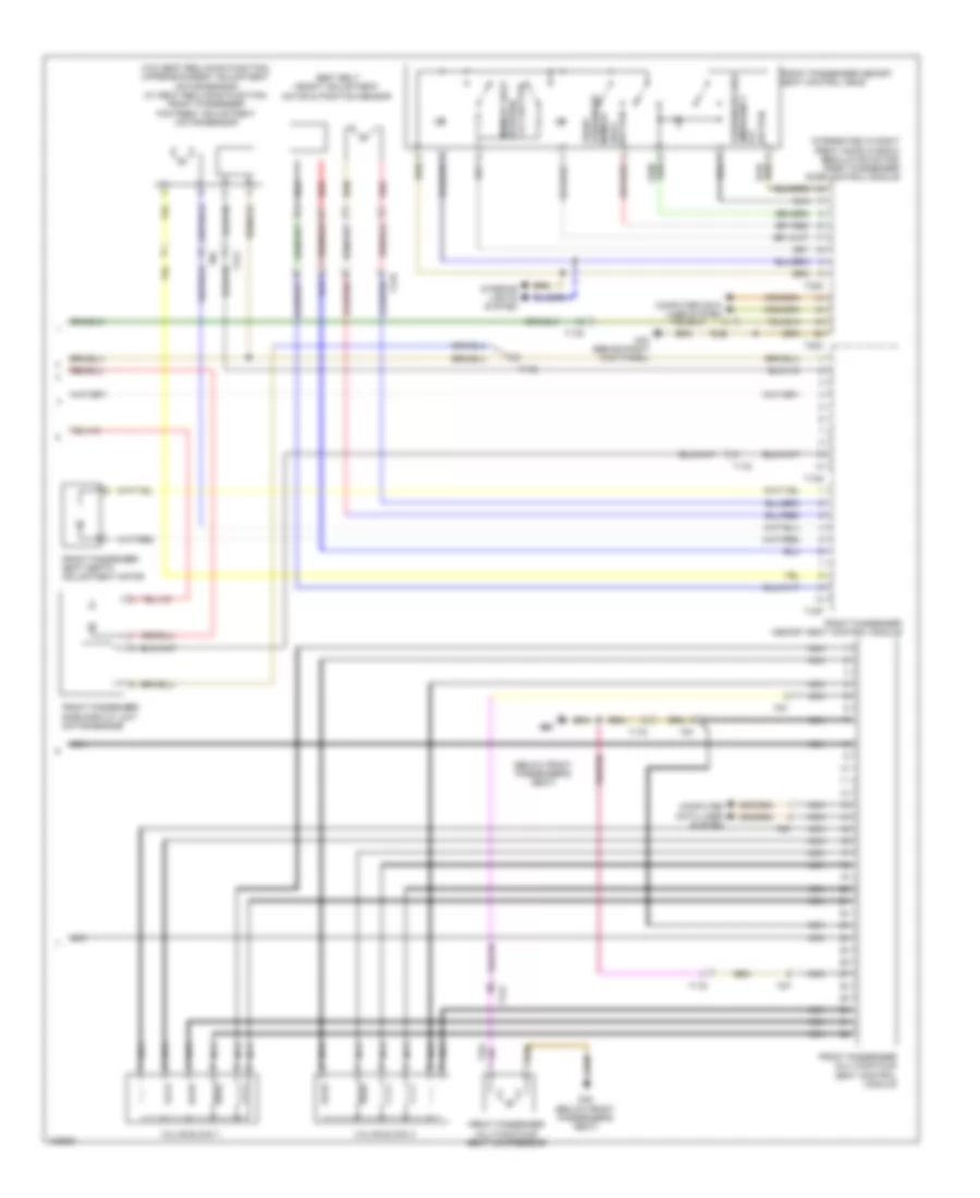 Passengers Memory Seat Wiring Diagram (2 of 2) for Audi S8 2014