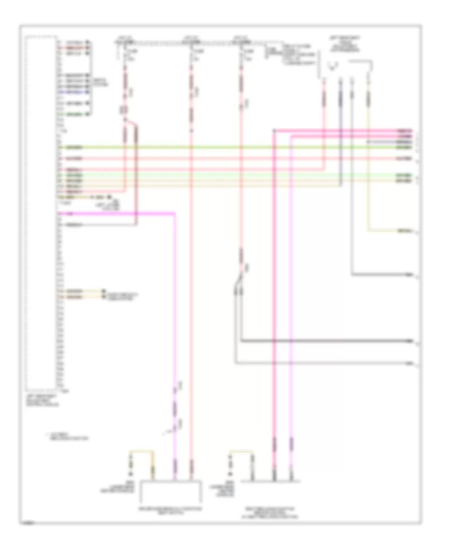 Rear Seats Wiring Diagram (1 of 4) for Audi S8 2014