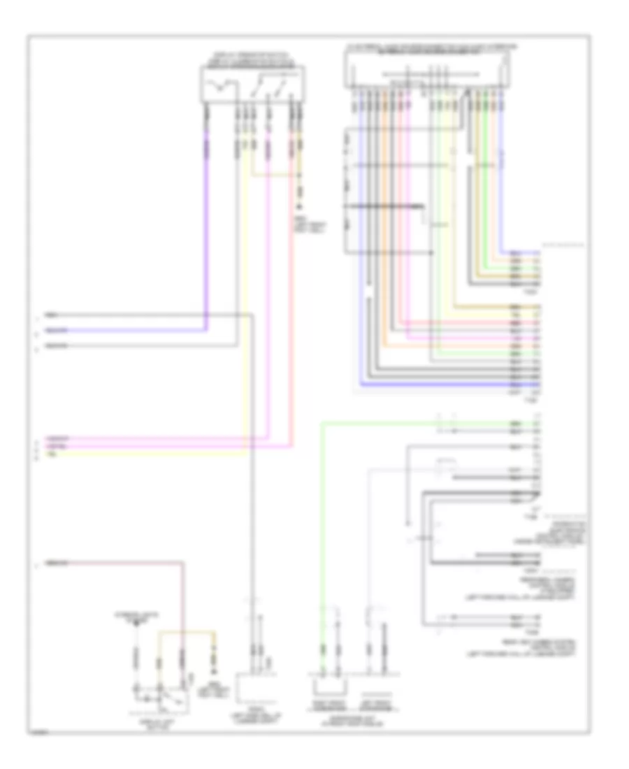 Navigation Wiring Diagram (2 of 2) for Audi S8 2014