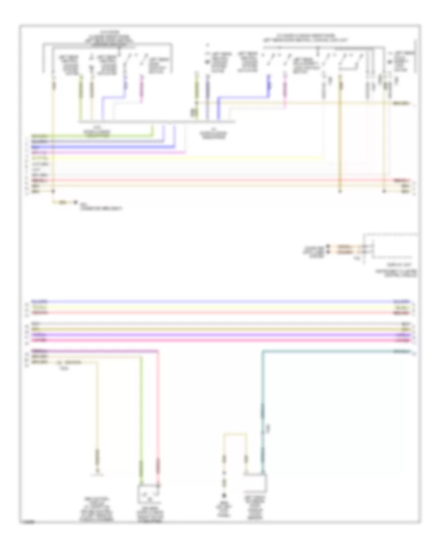 Power Door Locks Wiring Diagram (2 of 7) for Audi S8 2014