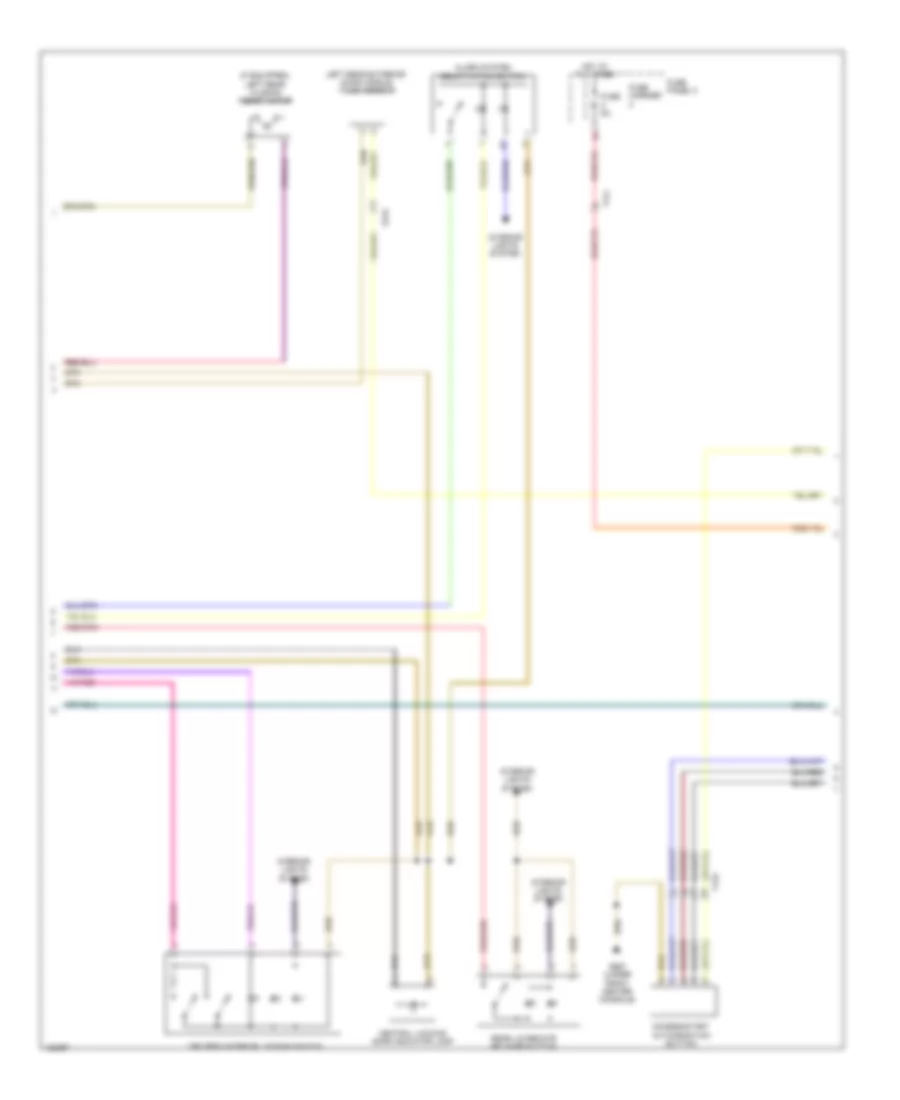 Power Door Locks Wiring Diagram (3 of 7) for Audi S8 2014