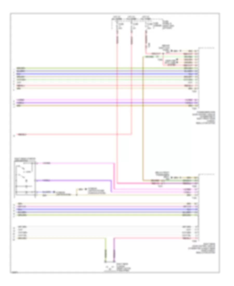 Power Door Locks Wiring Diagram (7 of 7) for Audi S8 2014