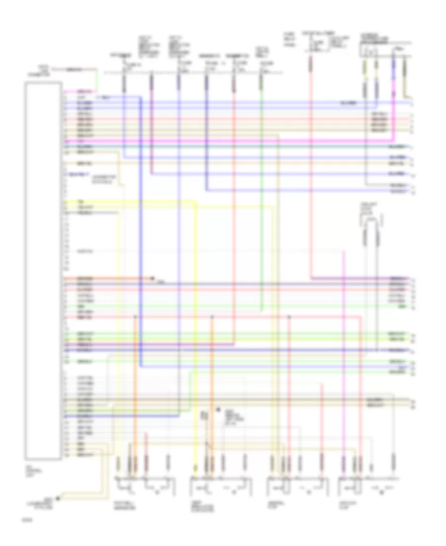 A C Heater System Wiring Diagram 100 CS Wiring Diagram 1 Of 2 for Audi 100 CS Quattro 1993