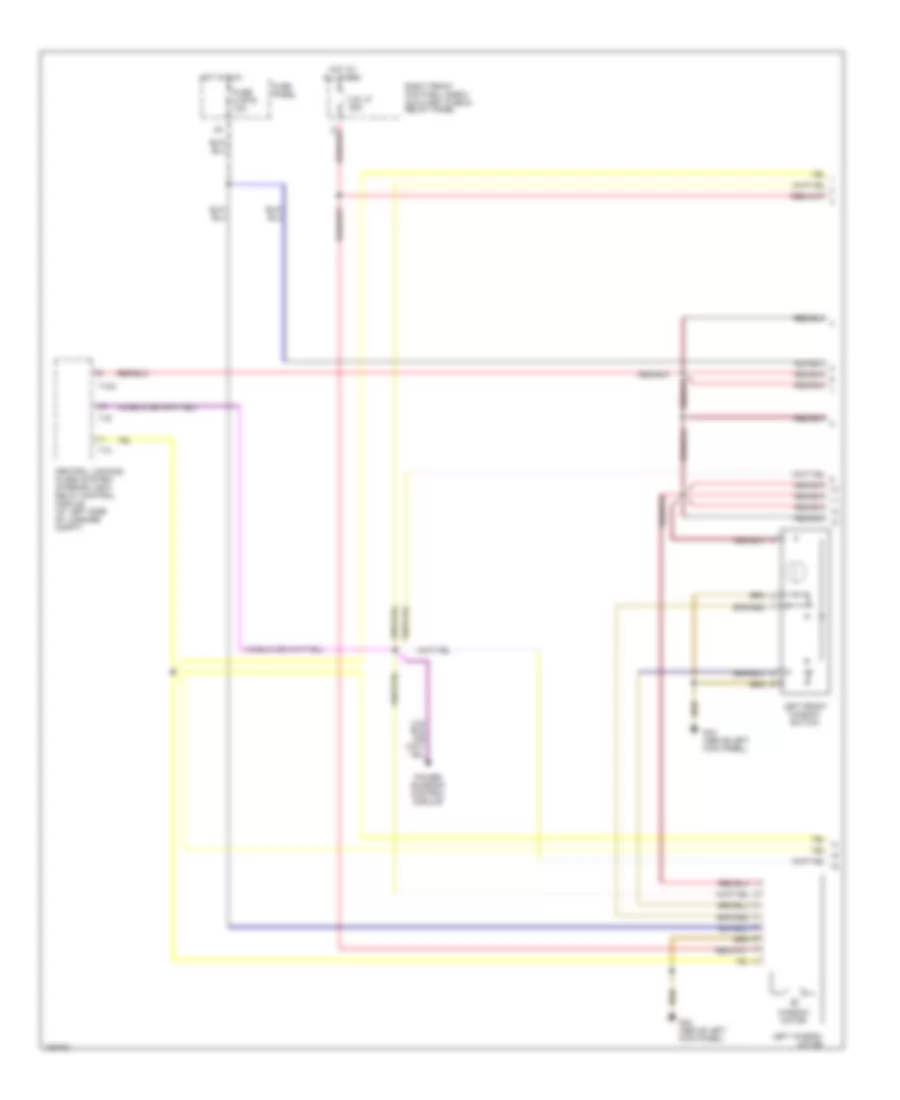 Power Windows Wiring Diagram 1 of 2 for Audi A8 Quattro 2000