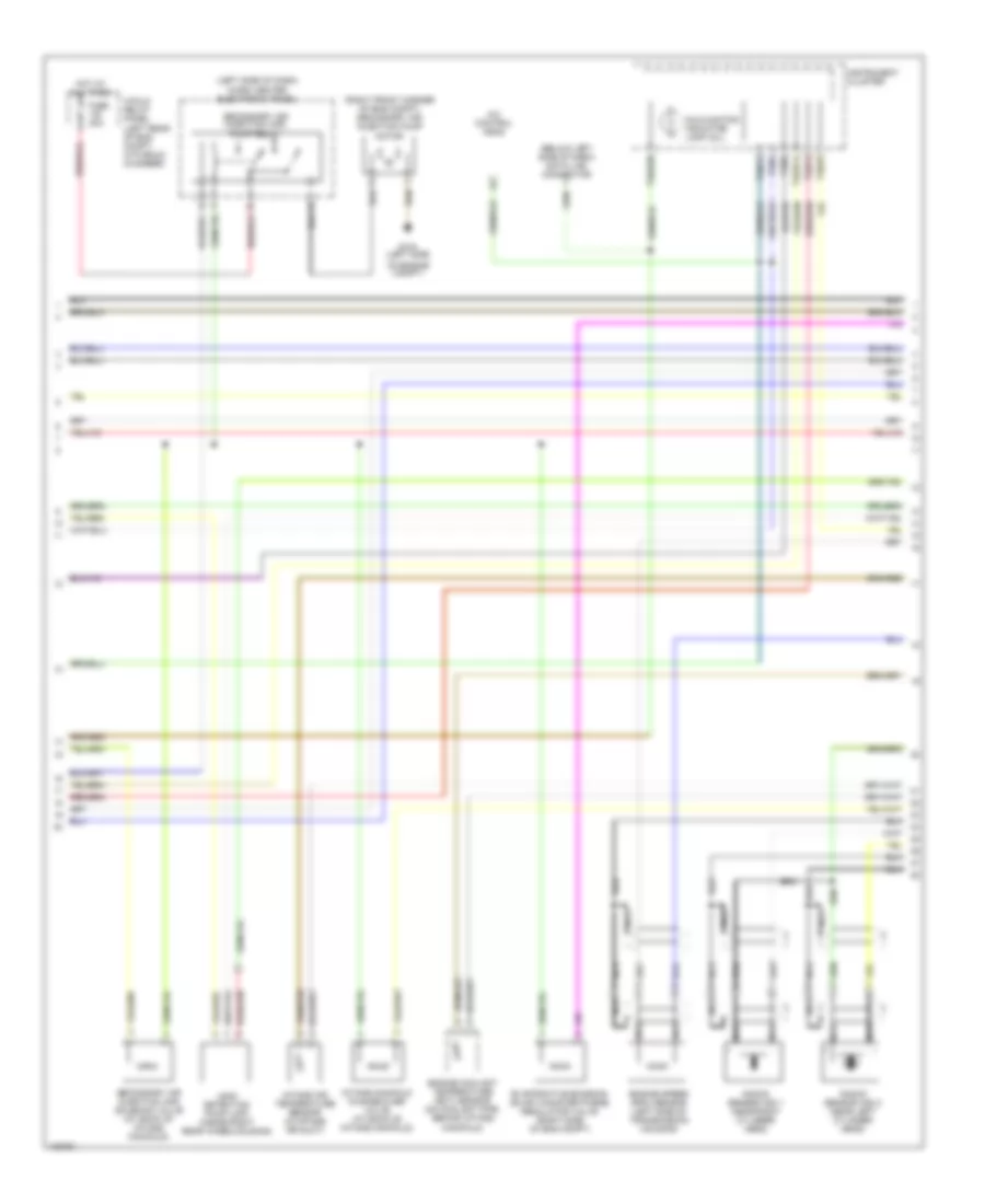 2.8L, Engine Performance Wiring Diagram (2 of 3) for Audi A6 Avant Quattro 2001