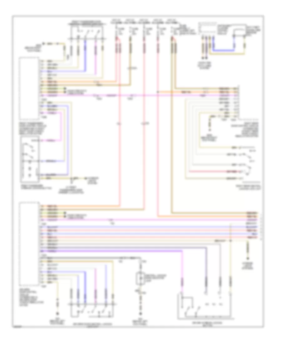 Anti theft Wiring Diagram 1 of 2 for Audi A3 2 0T 2012