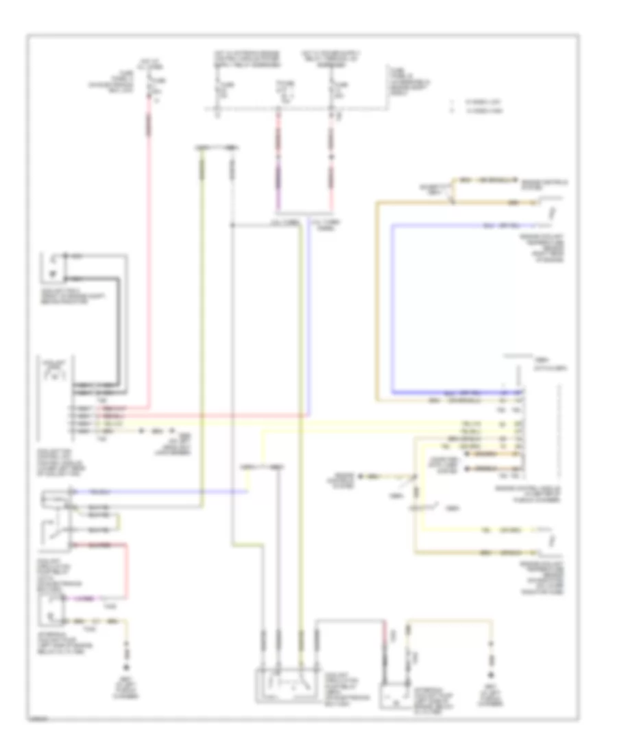 Cooling Fan Wiring Diagram for Audi A3 2.0T 2012
