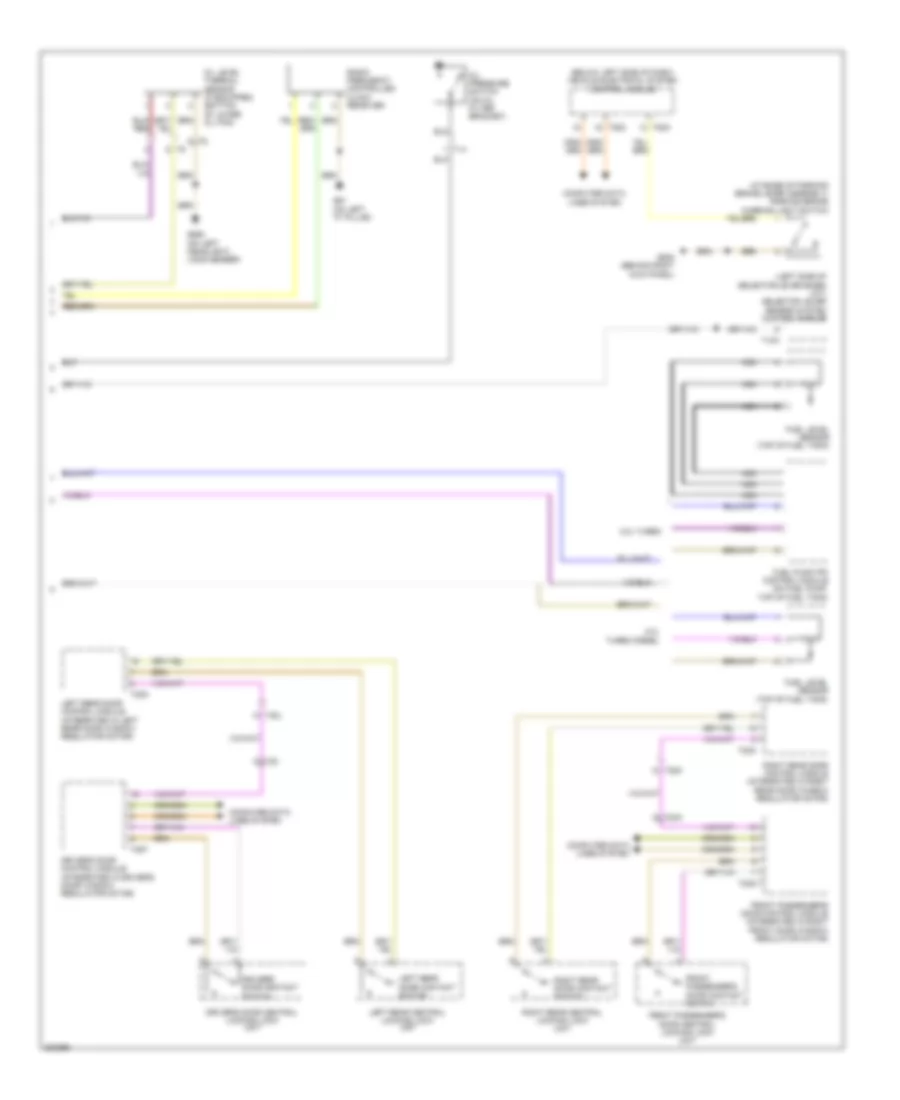 Instrument Cluster Wiring Diagram 2 of 2 for Audi A3 2 0T 2012