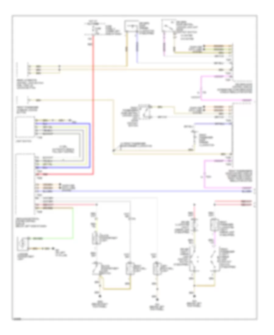 Courtesy Lamps Wiring Diagram 1 of 2 for Audi A3 2 0T 2012