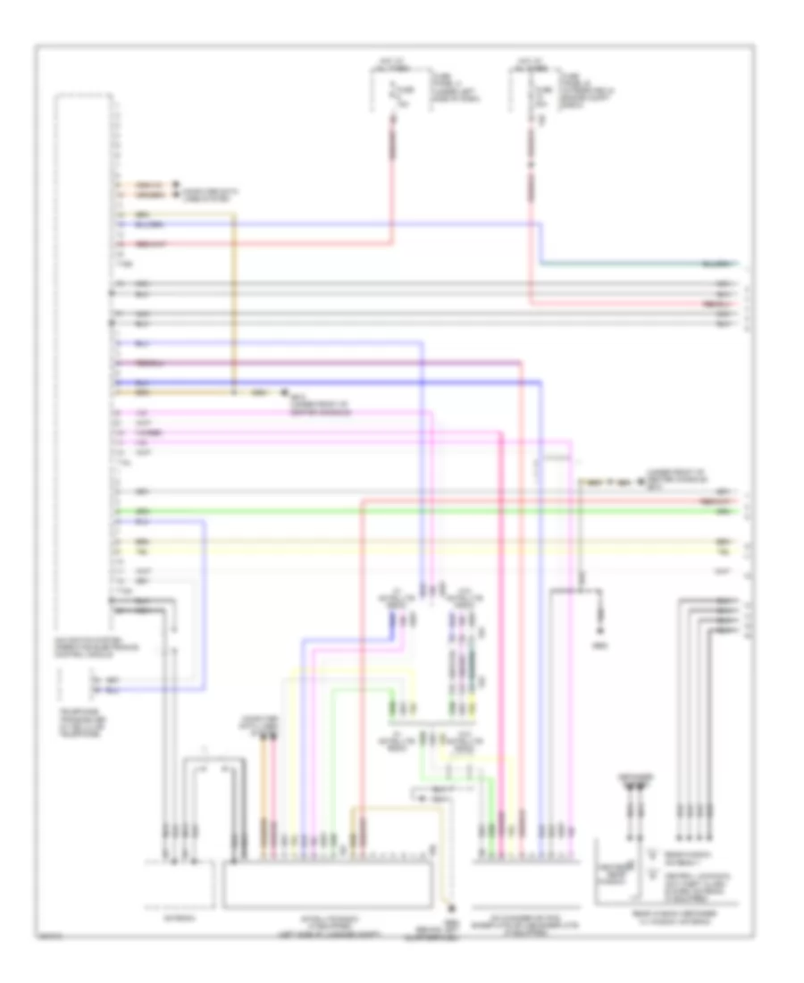 Radio Wiring Diagram with RNS E with Bose 1 of 3 for Audi A3 2 0T 2012