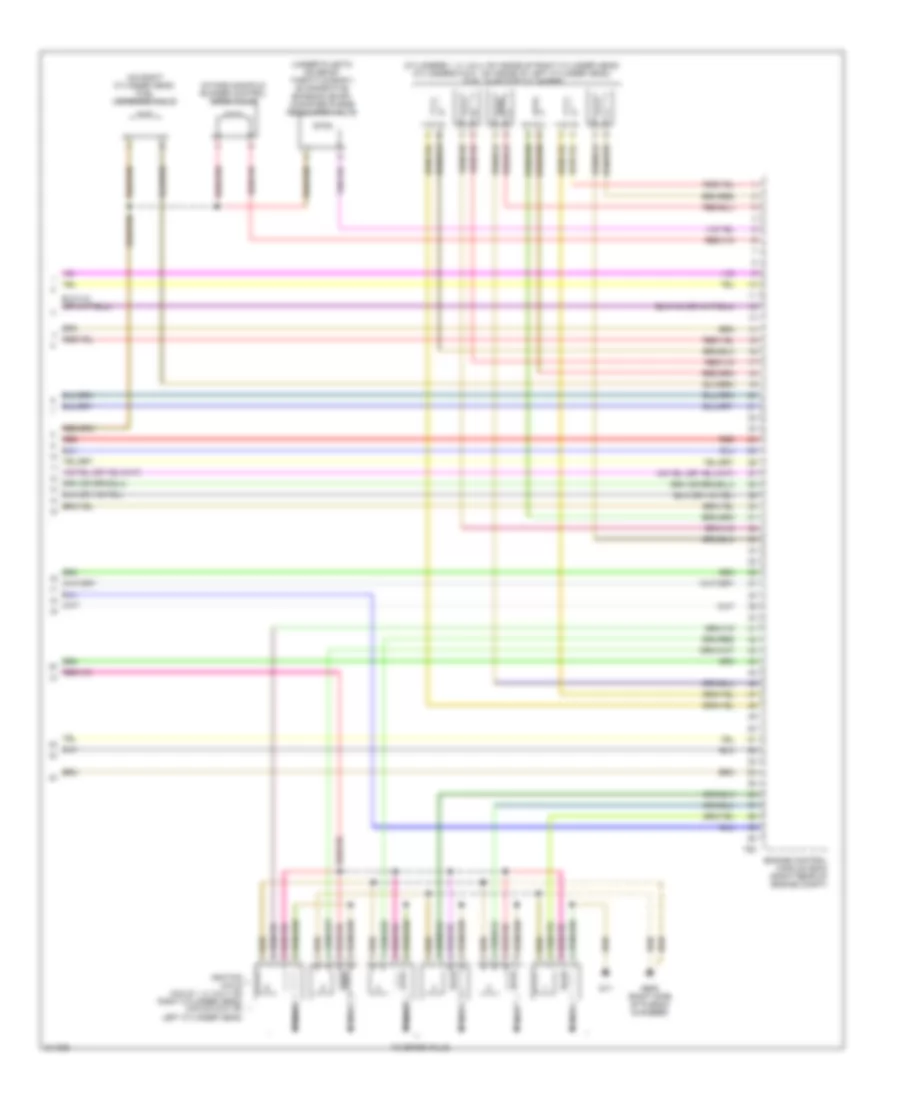 3.6L, Engine Performance Wiring Diagram (5 of 5) for Audi Q7 3.0 TDI 2009