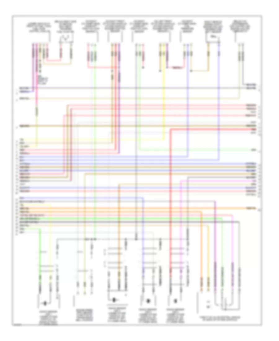 4.2L, Engine Performance Wiring Diagram (5 of 6) for Audi Q7 3.0 TDI 2009