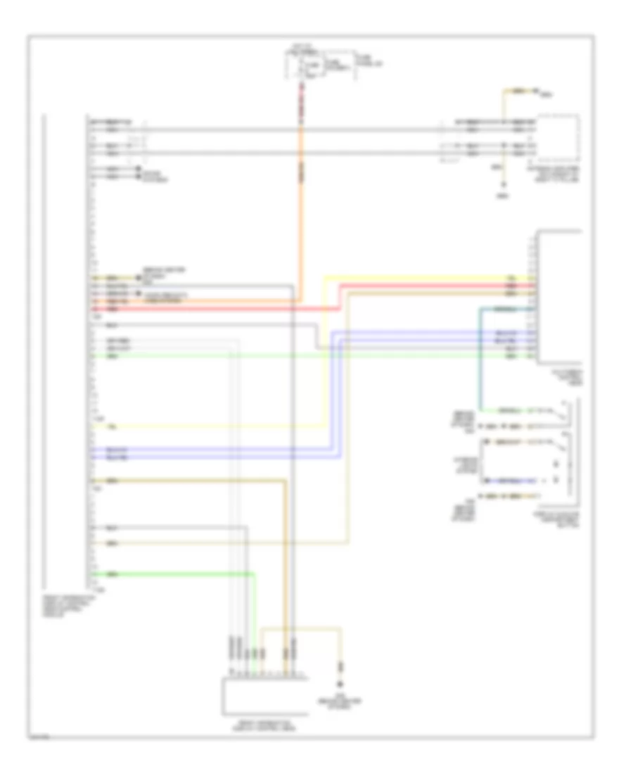 Front Information Display Control Module Wiring Diagram Basic Plus for Audi Q7 3 0 TDI 2009
