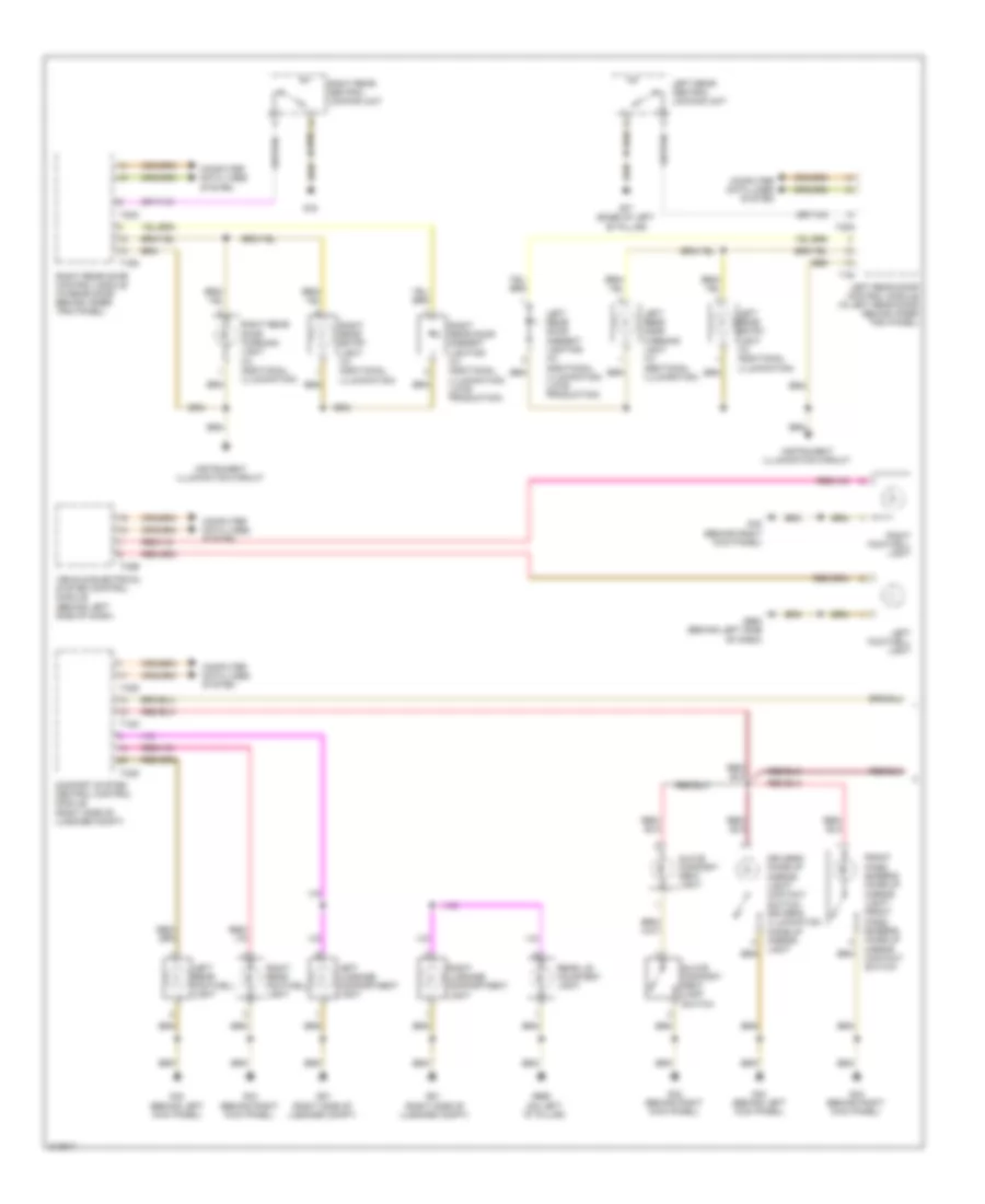 Courtesy Lamps Wiring Diagram 1 of 2 for Audi Q7 3 0 TDI 2009