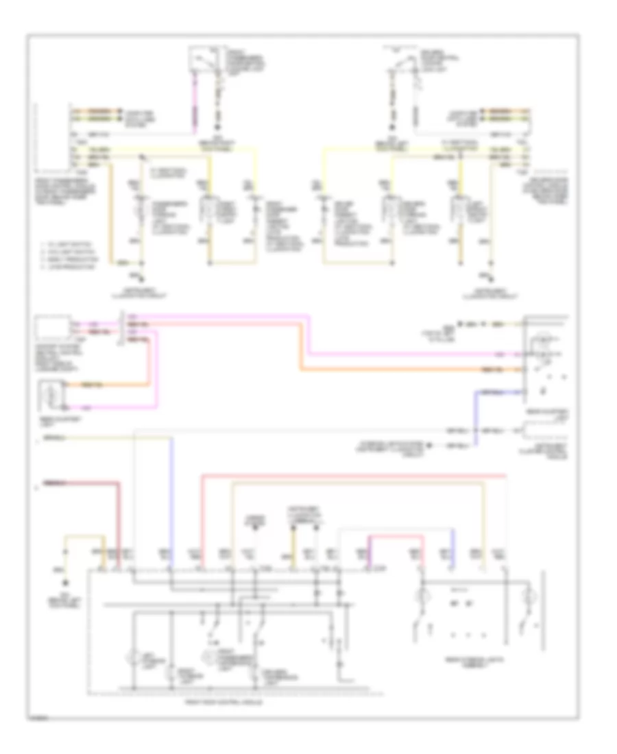 Courtesy Lamps Wiring Diagram 2 of 2 for Audi Q7 3 0 TDI 2009