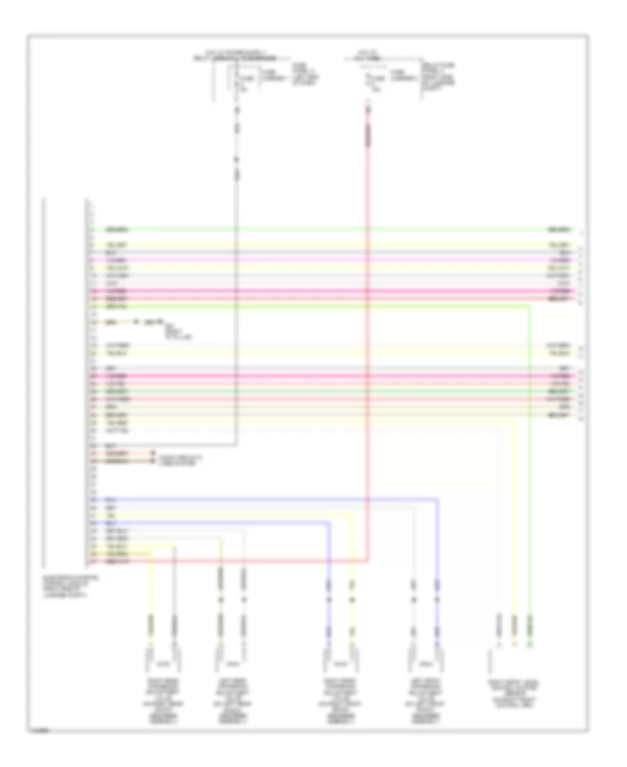Electronic Suspension Wiring Diagram 1 of 2 for Audi SQ5 Premium Plus 2014